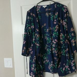 Floral blouse. Charming Charlie's.